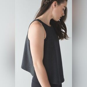 NWT Lululemon Athletica Blissed Out Tank Top Heathered Grey 10